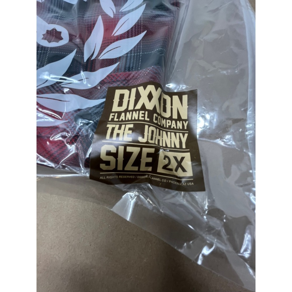 DIXXON Flannel Company The Johnny Shirt Jacket Mens 2XL Fleece Lined Flannel Red - Picture 6 of 8
